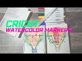 Watercolor cards - using the new Cricut Watercolor markers