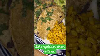 Make my vegetarian dinner with me! #vegetables #vegetarian #vegetarianrecipes #beans #youtubeshorts