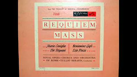Verdi / Caniglia / Gigli / Pinza / Stignani, 1939:...