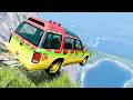 Loose Wheel and Car Crashes #02 [BeamNG.Drive]