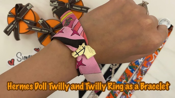 How to Create a Hermès Mors Scarf Ring Bracelet Using a Twilly or