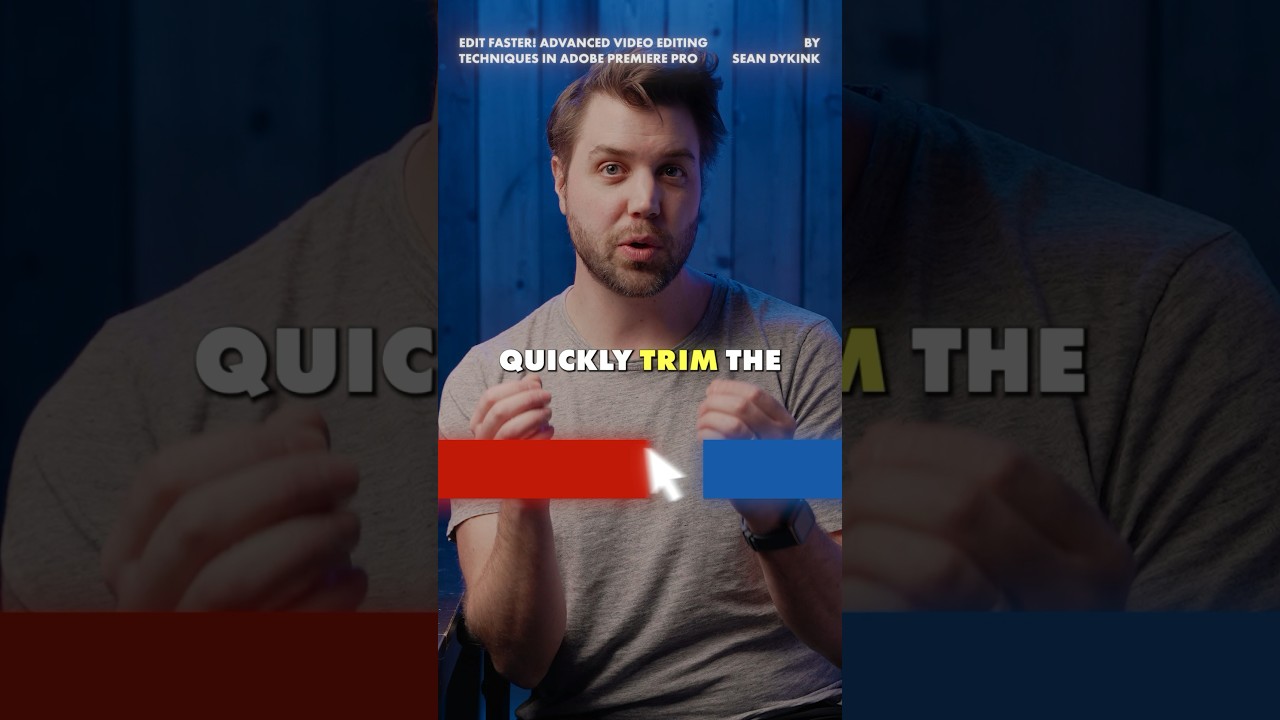 Stop clicking and dragging! Use this shortcut to quickly trim clip length. #videoeditingtips