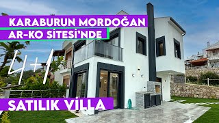 Mordoğan AR-KO Sitesi'nde 4+1 Sıfır Satılık Lüks Villa Resimi