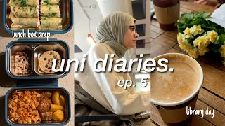 📚 UNI VLOG: productive days, lunch box prep, morning routine, library study, proper classes🖇️