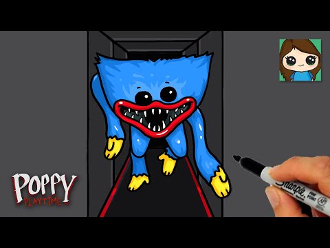 How to Draw Huggy Wuggy Chasing Me | Poppy Playtime - YouTube