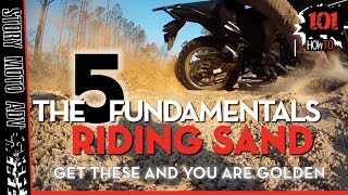 5 FUNDAMENTAL SAND Riding Techniques~DUAL SPORT...DEEP SAND screenshot 5