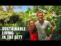Trailblazer couple living SELF-SUFFICIENT urban LIFESTYLE