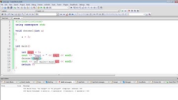 C++ Programlama - Ders 45 - Fonksiyonlara parametreyi adres ile gönderme (pass by reference)