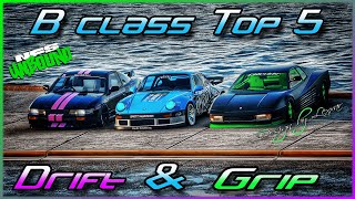 B Class - TOP 5 BEST CARS - THE META - NEED FOR SPEED UNBOUND