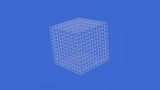 Blender 2.93 - Blueprint Effect Cube Realtime Animation