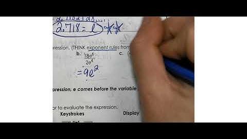 7 3 Use Functions Involving e Video Lesson