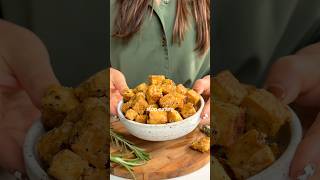 This tofu is extra crispy