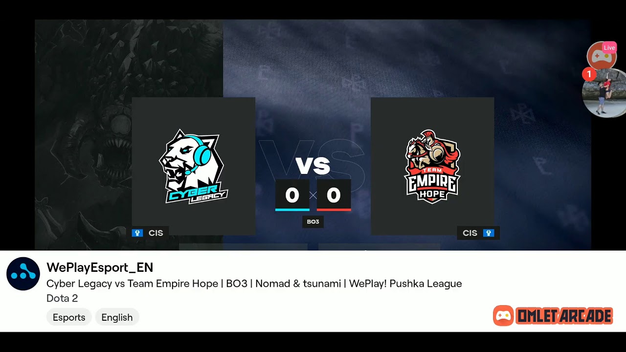 OG vs Secret // Cyber Legacy vs Empire Hope WePlay! Pushka (B03 - EN)
