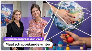 Examenspreekuur maatschappijkunde vmbo gl/tl met Nina en Mariëlle