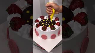 Strawberry chocolate cake  shorts ytshorts  perfectcakedecorating viral