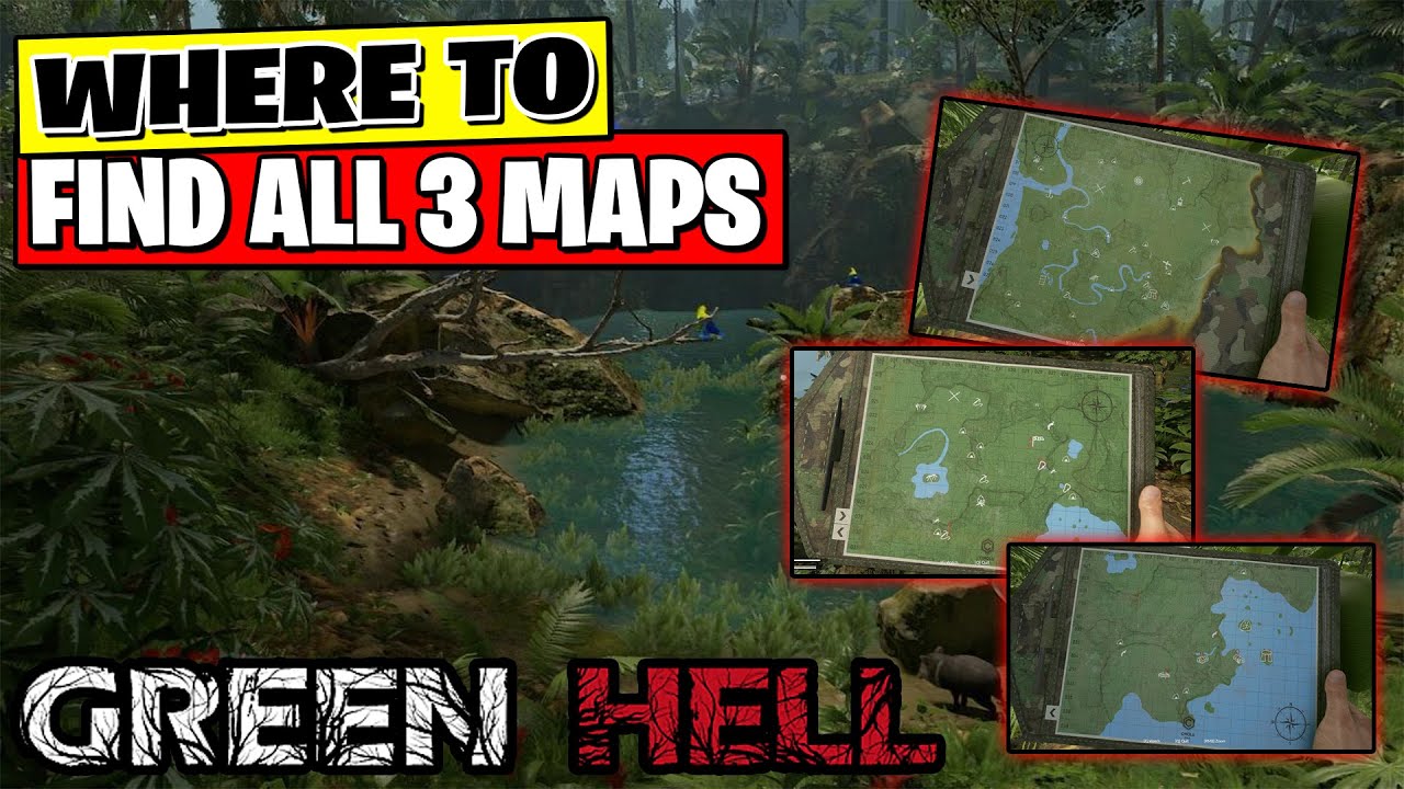 All 3 Map Locations Green Hell Youtube