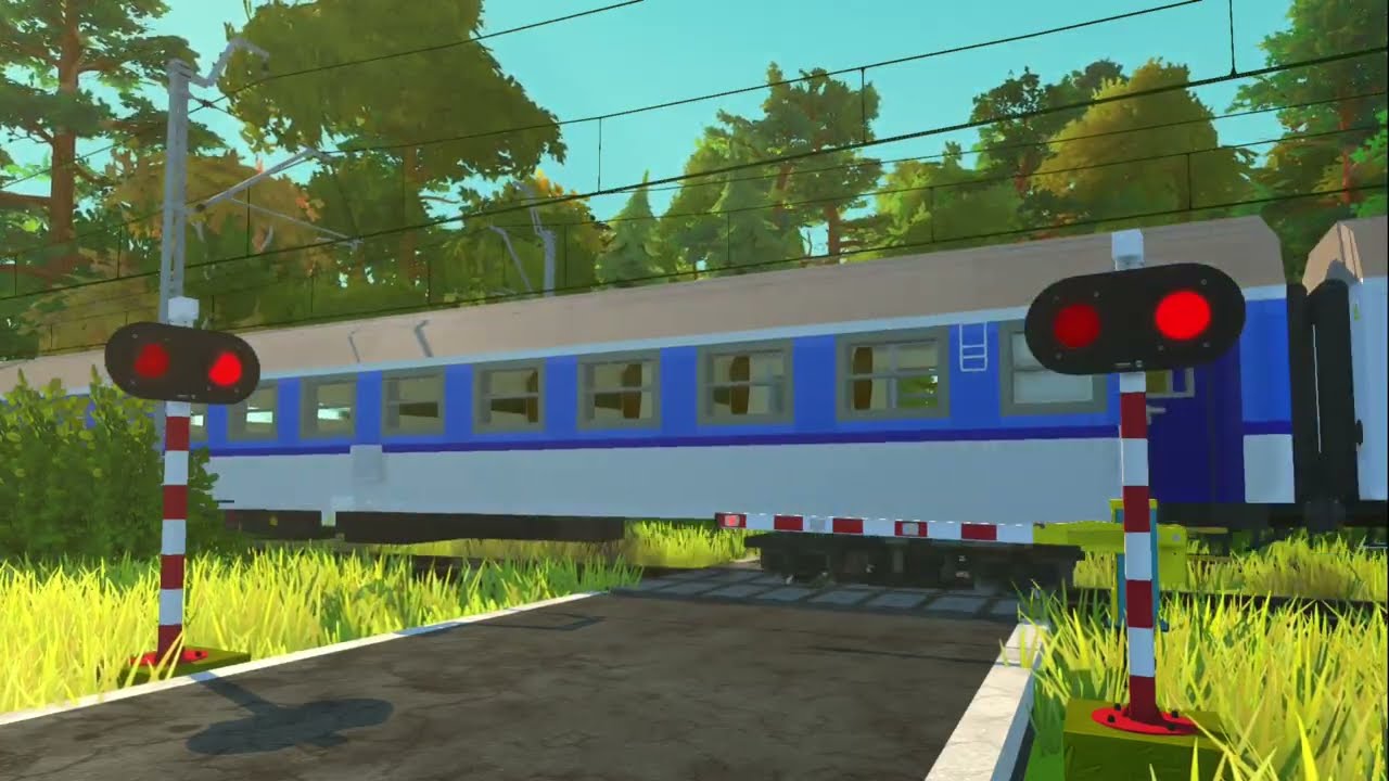 Przejazd kolejowy - Pniaków (Scrap Mechanic)