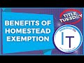 Benefits of Homestead Exemption on Florida Real Estate Investing