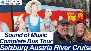THE SOUND OF MUSIC COMPLETE BUS TOUR SALZBURG AUSTRIA AVALON RIVER CRUISE MARCH 2023