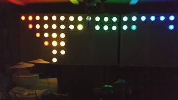 LED Wall test with a tone generator.