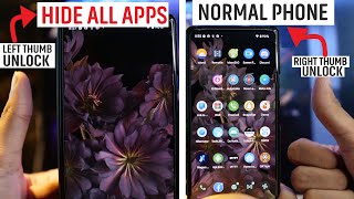 HIDE APPS With FINGERPRINT!!!