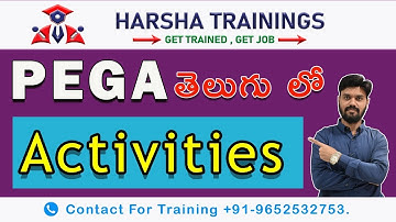 PEGA Activity Methods | PEGA Tutorial for Beginners | PEGA Training in Telugu