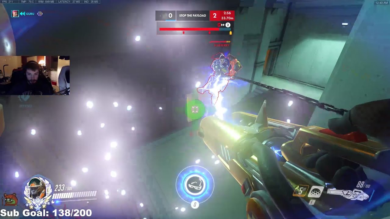 CLONEMAN16 WINSTON OVERWATCH GAMEPLAY SEASON 34 TOP 500