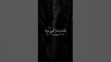 قُلْنَا يَا نَارُ كُونِي بَرْدًا وَسَلَامًا عَلَىٰ إِبْرَاهِيمَ |سورة الأنبياء| القارئ نورالدين سليم