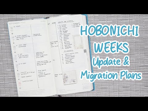 Hobonichi Weeks Update, Migration Plans, Minimal & Functional  | Raspberyl Designs