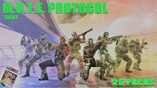 R6 Siege - *NEW* - M.U.T.E. Protocol Event - *ALL* 26 Pack Openings - M.U.T.E. Protocol Packs