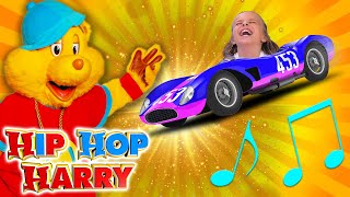 Home Made Obstacle Course Game + Childrens Songs & Nursery Rhymes | Hip Hop Harry