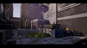 Making of Alley 3ds max Unreal Engine tutorial part - 1