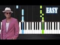 Mark Ronson - Uptown Funk ft. Bruno Mars - EASY Piano Tutorial by PlutaX - Synthesia