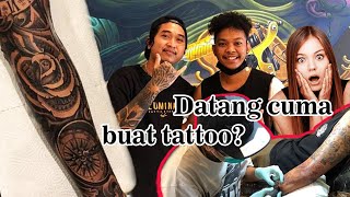 RESPECT Datang cuma buat tattoo! Tak diragukan lagi kekuatannya.