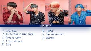 BTS VOCAL LINE ALL SONGS+SOLO