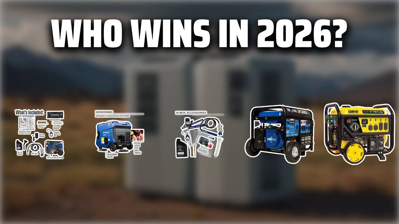 The Top 5 Best Tri Fuel Generator in 2026 - Must Watch Before Buying!