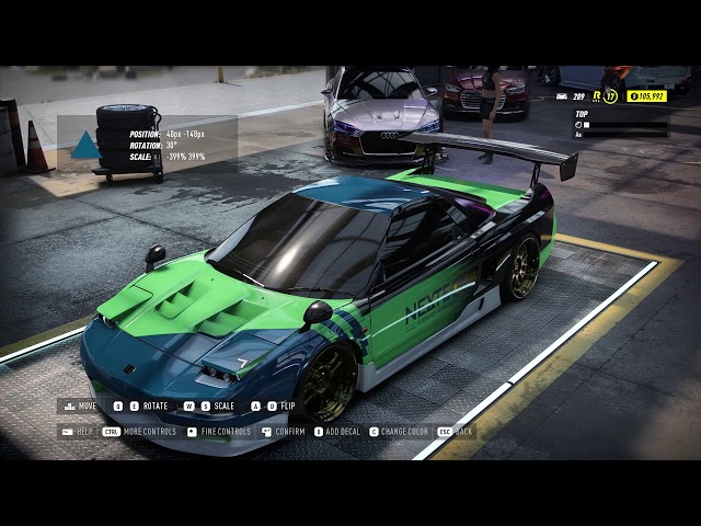 NFS HEAT: Honda NSX Type-R 1992 Sportscar: Visual & Wrap
