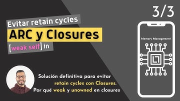 Manejo de Memoria - ARC y Retain Cycle con Closures y Delegates 🔥- iOS - Swift 3/3
