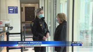 New travel restrictions implemented at courthouse
