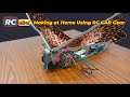 How to Make Rc bird using RC CAR Gear | रेडियो कंट्रोल बर्ड |Can it Fly ? #ornithopter #rcbird #diy