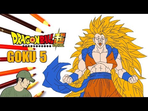 Vẽ Goku Supper Saiyan Cấp Độ 5 Cực Ngầu - Thánh Vẽ Anime - Youtube