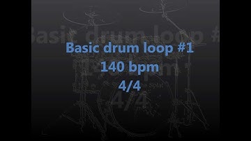 Basic drum loop #1 (140 bpm)