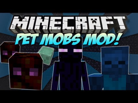 Minecraft Pet Mobs Mod Befriend Endermen Zombies Magma Cubes More 1 4 7 Youtube