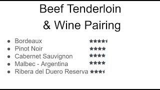 Beef Tenderloin & Wine Pairing 🍷 Drink & Pair screenshot 1