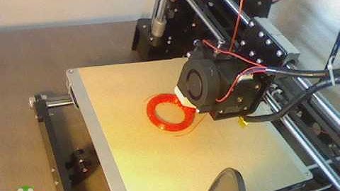 ANET A8 Fan duct print timelapse