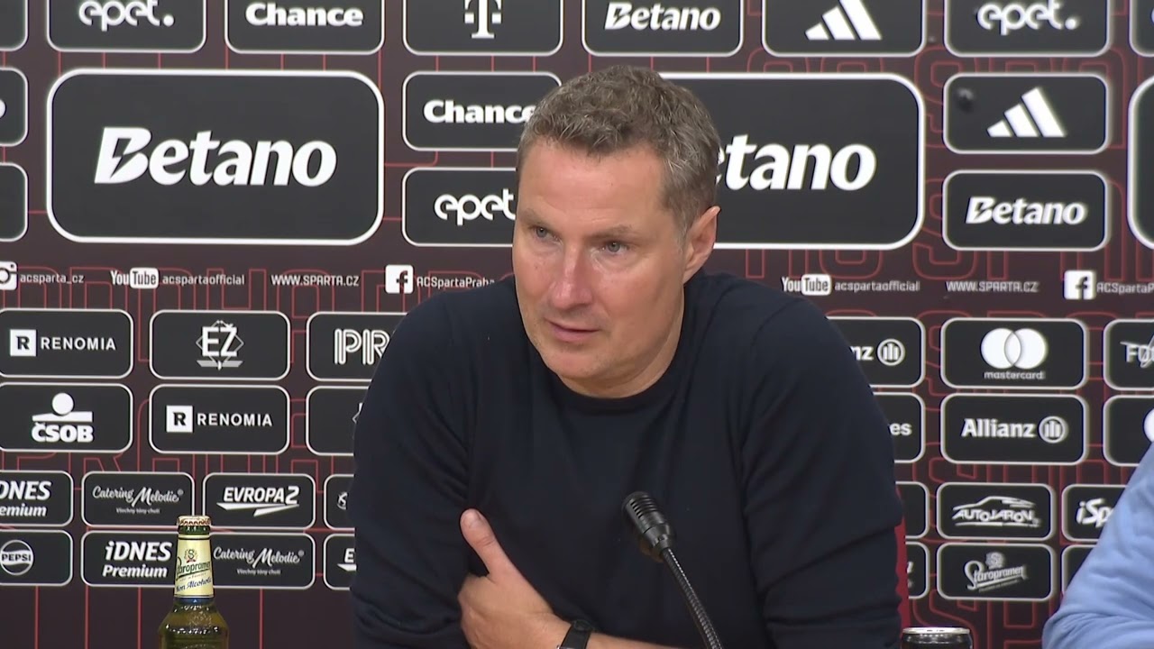 CHANCE LIGA: Trenér Sparty Brian Priske po zapasu s Duklou.