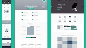 How to Design a website in Photoshop | Web UI/UX design Tutorial