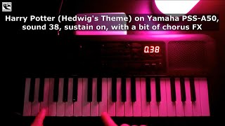 Harry Potter [Hedwigs Theme] on Yamaha PSS-A50 @SynthesaurusRex