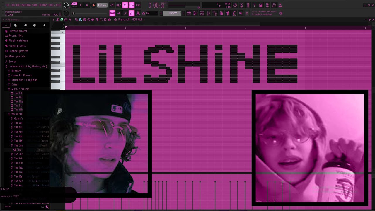How to make PLUGGNB beats for LIL SHINE (free drums)