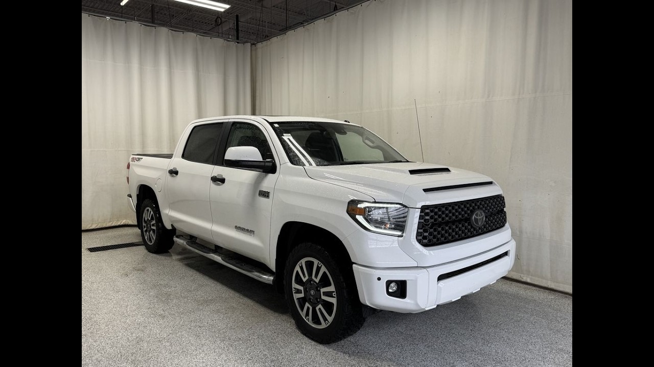 WHITE 2018 Toyota Tundra TRD SPORT Park Mazda | Stock Number